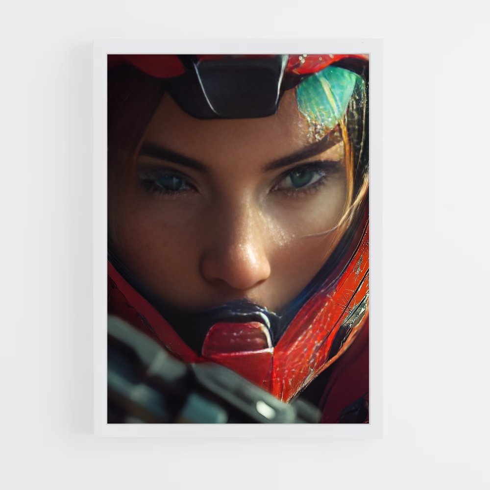 Poster Samus Émeraude – affiche Metroid (vue 3)